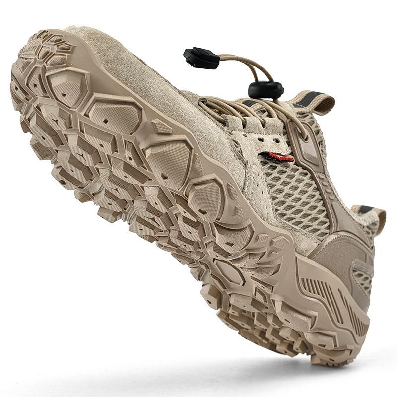 Summer mesh men's shoes sports casual shoes mesh breathable mountaineering outdoor lightweight mesh shoes men's breathable casual shoes