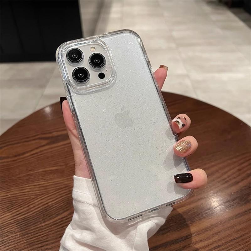 Starry Sky Glitter iPhone 14 Plus Protective Case, Anti-Fall High-End Design for iPhone 13/15