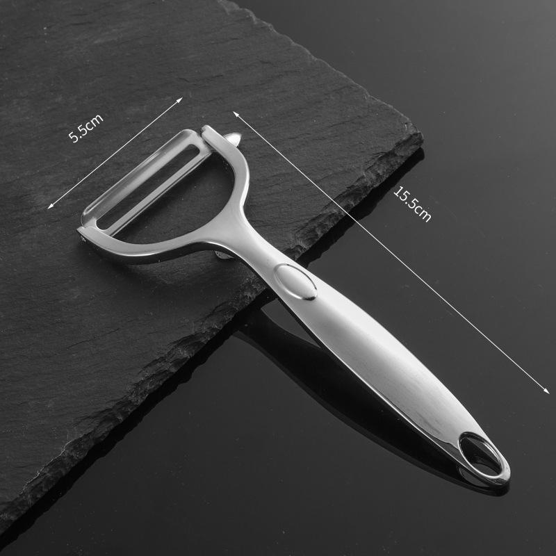 Stainless Steel Multi-Purpose Fruit & Vegetable Peeler with Zinc Alloy Slicer