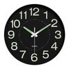 10 Inch Circular Minimalist and Fashionable Luminous Wall Clock Living Room Decoration Silent and Punch Free Wall Clock 3d