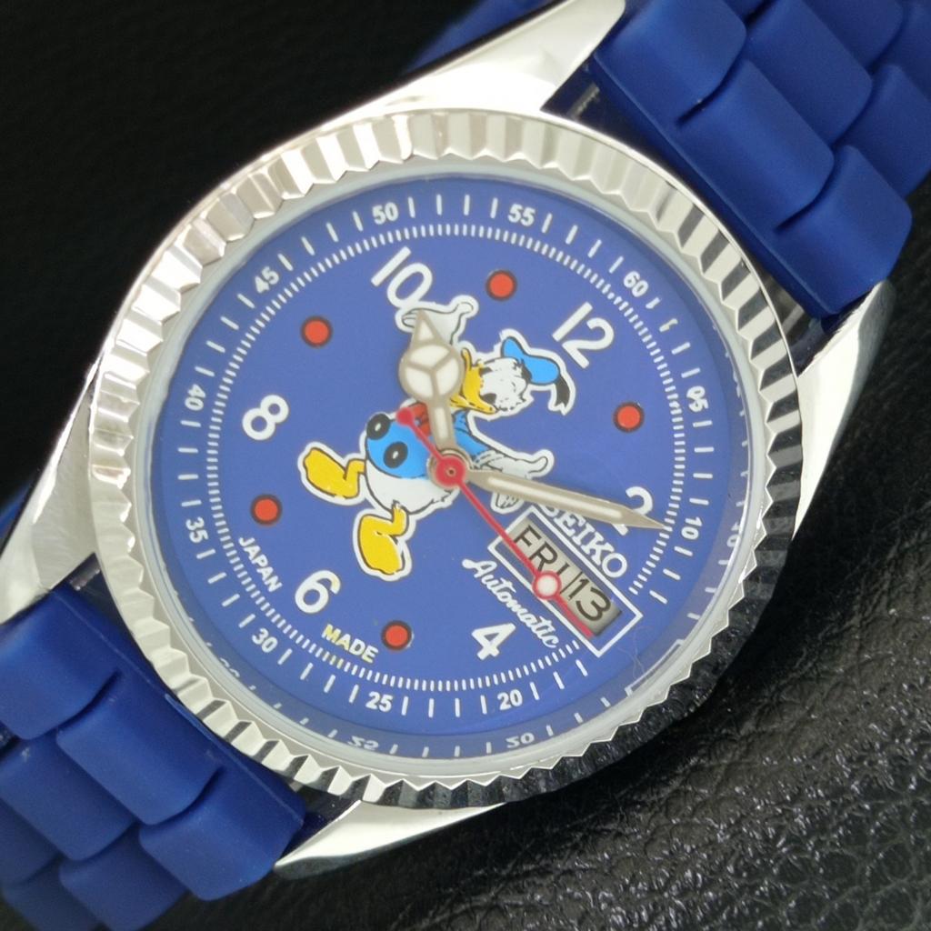 

REFURBISHED SEIKO AUTOMATIC 6309A VINTAGE JAPAN MENS BLUE DIAL WATCH a443096-1