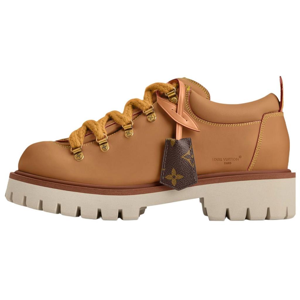 Louis Vuitton Nigo Collaboration FW25 Remi Cow Leather Casual Shoes Men's Brown 1AIJ78