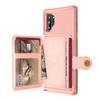 Für Samsung Galaxy Note 10 Plus Note 10 Kreditkartenhülle PU-Leder Klappbrieftasche Foto-Halter Harte Rückabdeckung für Galaxy Note 10