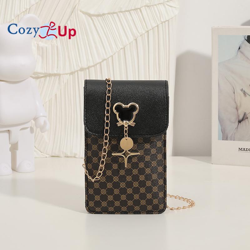 Útulná taška na telefon s přívěskem Up Star Minimalistická dámská taška na peněženku PU Zero