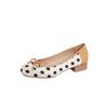 Women's Dress Shoes Wedding Square Toe Low Heel Pumps Shoes Slip On Chunky Block Heels for Women Comfortable Dress Shoes for Office Work Business