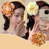 Simulation Flower Hair Clip 14cm Girl Hairpins Fashion Brooch Pin  Wedding Headwear