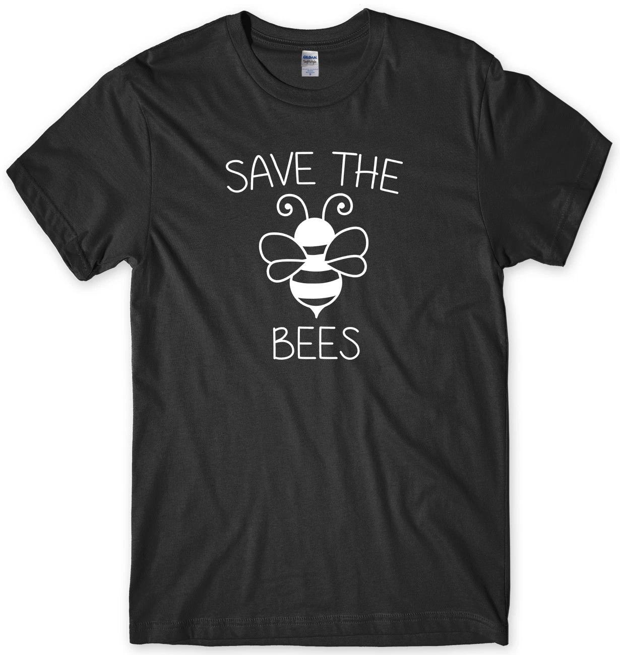 Save The Bees Mens Funny Unisex T-Shirt XL