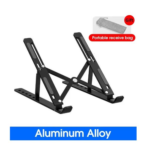 Foldable Laptop Stand 6-gear Adjustable Portable Notebook Bracket Support Base Aluminum Alloy Holder for Macbook Laptop Accessories