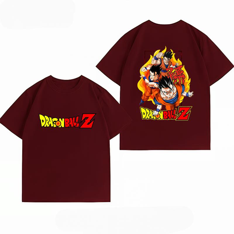 Unisexs Clothing New 100 Cotton Breathable Summer TShirt Dragon Ball Z Gohan Goku Print Unisexs Tops