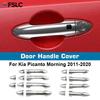 Door Handle Cover For Kia Picanto Morning 2011 2012 2014 2016 2017 2018 Chrome Car Accessories Plated Trim Paste Style