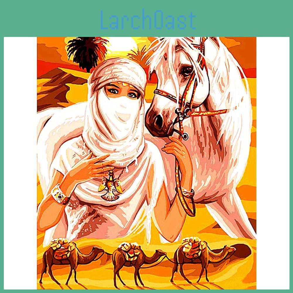 Diamond Animals Embroidery And Hobby Handicraft Diamond Painting Girl Diamond Horse Home Decoration