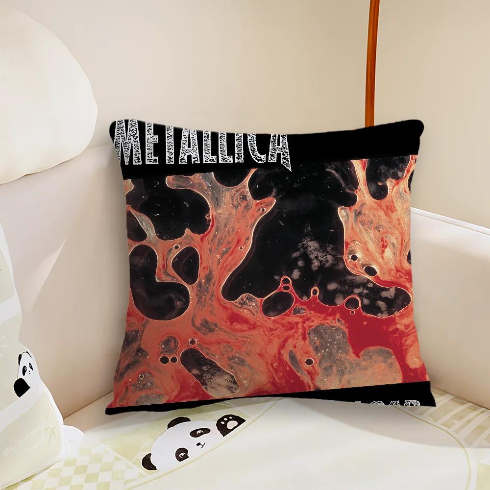 M-Metallicas Cushion Cover Sofa Decorative Home Headboard Bedroom Backrest Cushion Square Cushion Nap Timez,(2)