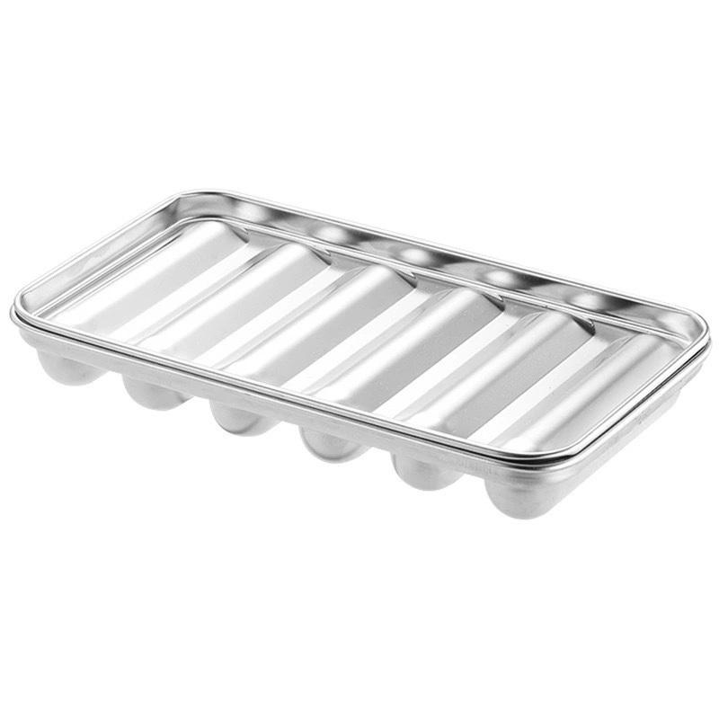 1Pieces 6 In 1 Sausage Maker Stainless Steel Mold DIY Hot Dog Handmade Ham Sausage Mould Kitchen Making Outdoor Tableware