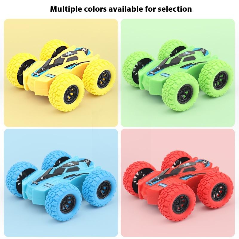 Children's Toy Car Boy Small Toy Double-sided Stunt Dump Inertia Four-wheel Drive Off-road Vehicle