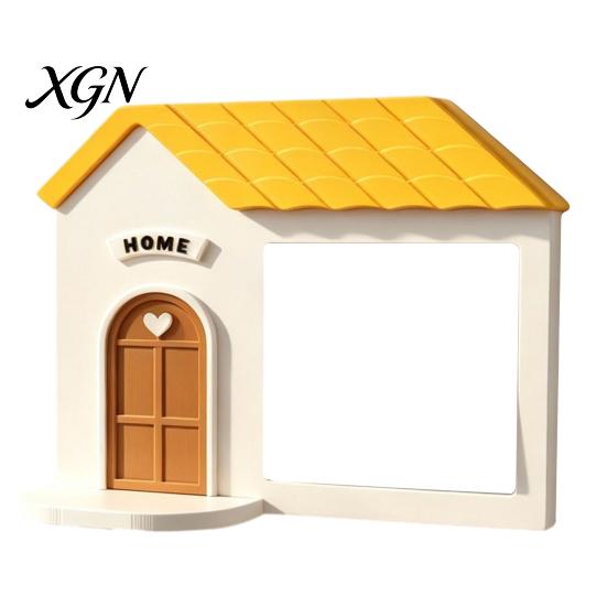 PLA Schalter Dekoration 3D Gedruckte Haus Dekoration, Leichter Rahmen mit Figuren Display Regal, Wandabdeckplatte für Home Office Wohnzimmer Cartoon