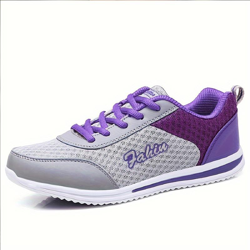 Women's Sneakers Breathable Fashion  New Trainers Solid Color Sneakers Women Mesh Fabric Lace Up Woman Shoes Female Footwear
