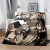 Gangsta Anime Nicolas Brown Print Soft Flannel Throw Blanket Lightweight Warm Sofa Couch Bed Home Decor Cover