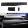 Car CD Air Conditioning Control Panel Cover Sticker Trim Carbon Fiber for Honda Civic 10th Generation 2016 -2021