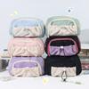 Fashion Zipper Pen Bag Large Capacity Drawstring Pencil Case Five-Layer Stationery Organizer Student