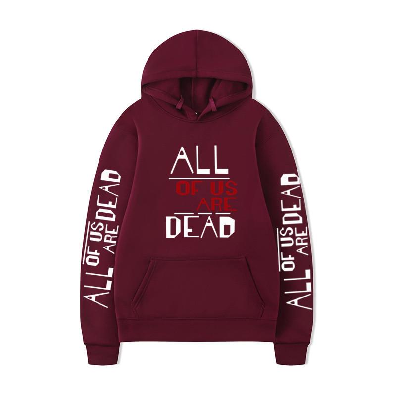 All of Us Are Dead Korean Drama Print Men's Hoodie Vintage Unisex Pullover Men Graphic Hoody Tops Oversize Clothing
