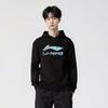 Li Ning Sweatshirts Men's Black Crew Neck Moderate AWDVJ01-3