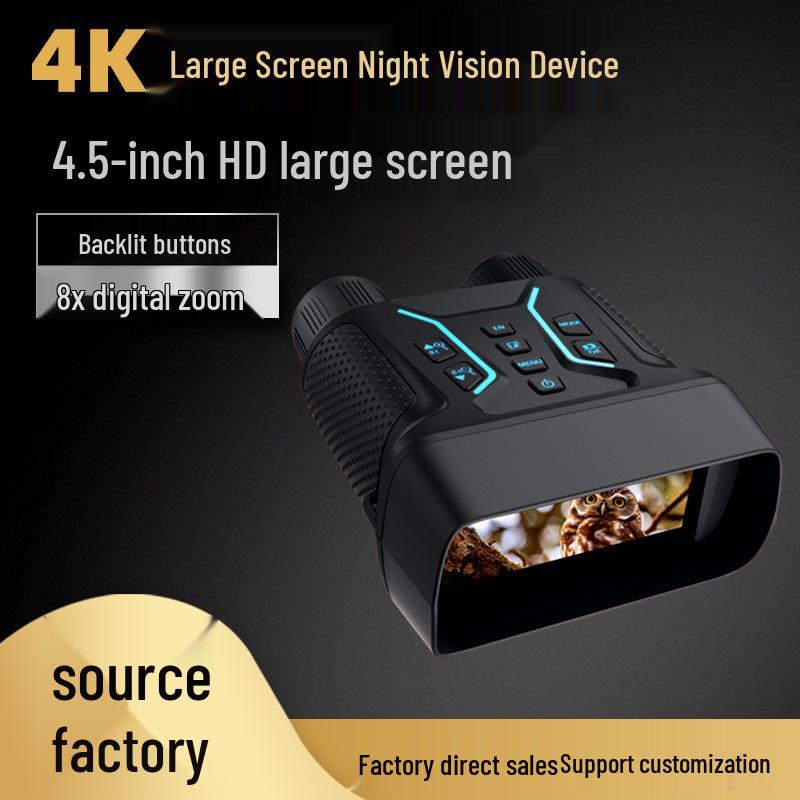 

New 4.5 4K Night Vision Binoculars with 400m Infrared Telescope