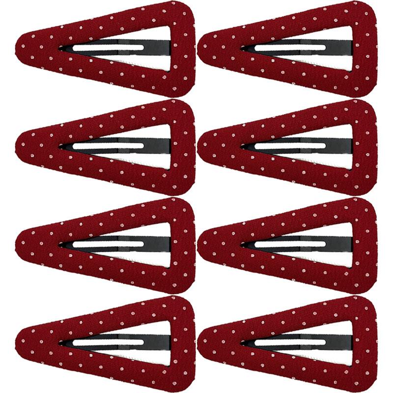 Korean Style Polka Dot Triangle Hair Clip Women's Fashionable and Simple BB Clip Hair Accessories
