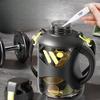 GIANXI Large Capacity Sports Kettle With Scale Portable Fitness One Key Open Lid Direct Drinking Tonton Bucket