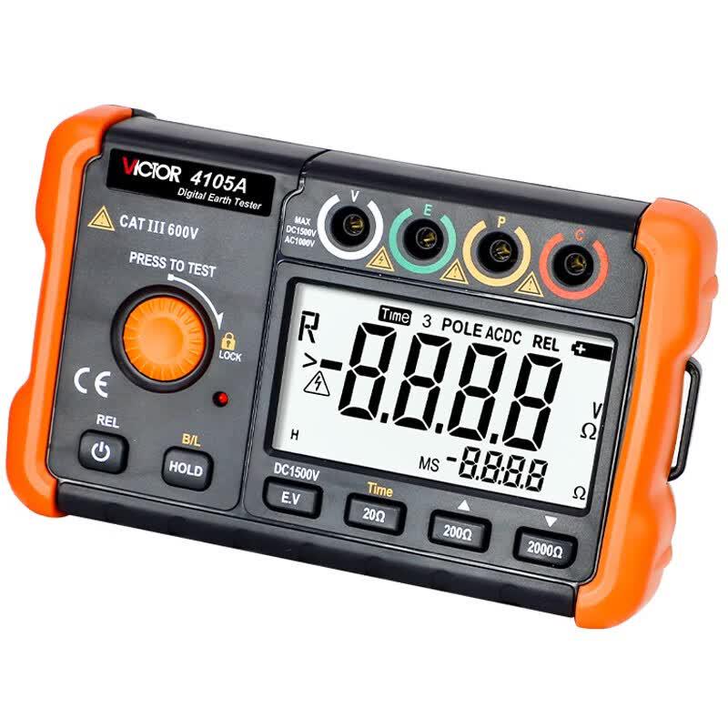 VICTOR 4105A Digital Ground Resistance Tester (CN version)