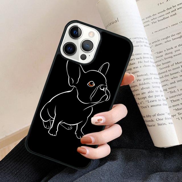 French Bulldog Phone Case Cover For iPhone 17 Air 16 15 14 plus 11 12 13 pro max coque Shell Fundas