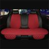 All-Season Breathable Linen Car Seat Cushion Set with Polka Dot Embroidery