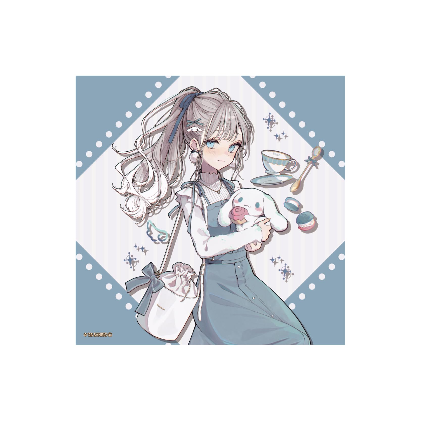 

A3 Акура x С Днем Рождения 04 Синаморолл [Оригинальная иллюстрация] Акриловый блок