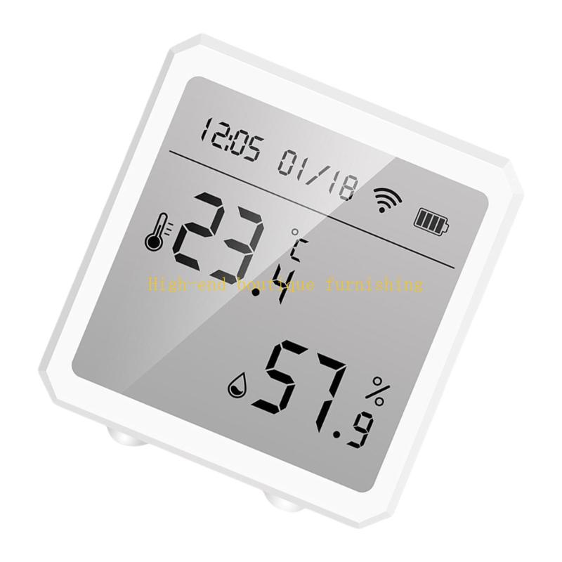  WIFI Thermostat Hygrometer Sensors LCD Display WIFI Humidity Temperature Detection Sensors Quick Response Monitoring