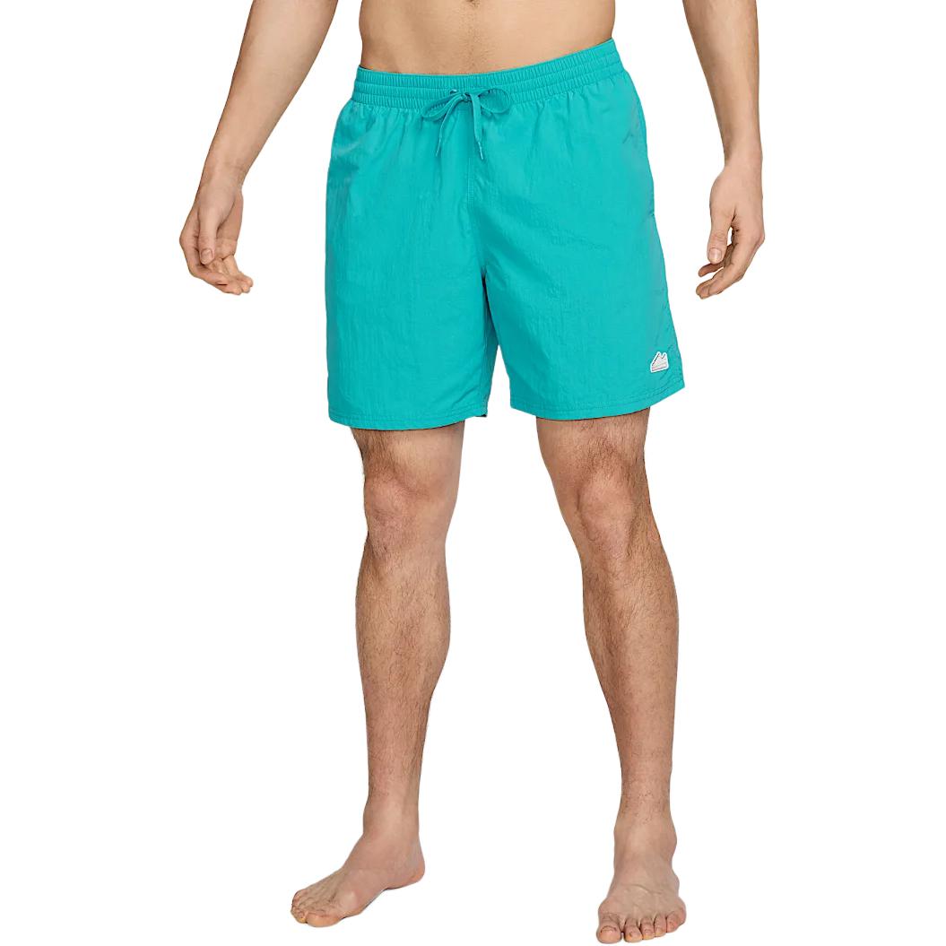 

Nike Swim Breaker Fashion Versatile Lace-Up Beach Shorts Men shorts Cactus-Green White Black HV7078-345 M