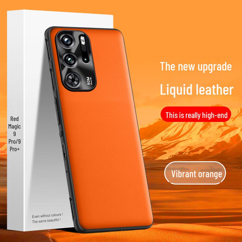 Red Magic 9 Pro+ Liquid Leather Handyhülle: Fallschutz, Antifouling und Schutzhülle. Individueller Versand möglich.