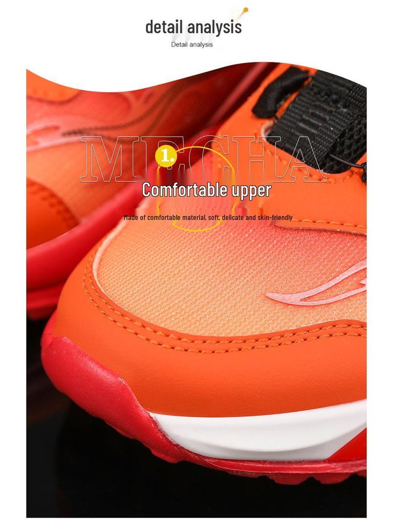 Scarpe da Basket Rosse per Ragazzi Edizione Limitata Anno del Serpente 2025 - Nuovo Stile Autunnale in Rete Traspirante