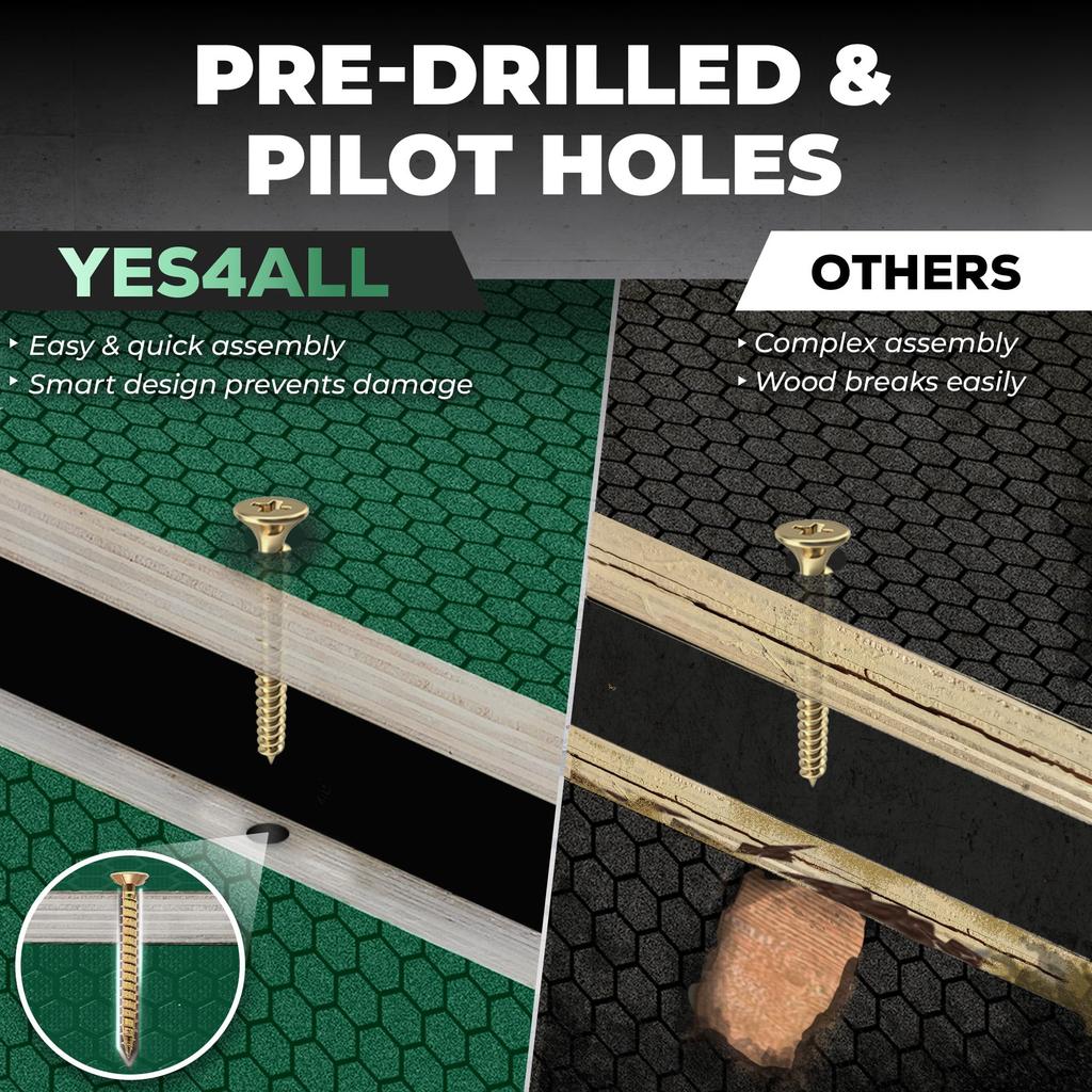 Yes4All Green Wooden Plyo 41 x 36 x 30 cm Imported from HL1V Non-Slip 3-in-1 Box, (Officially Japan)