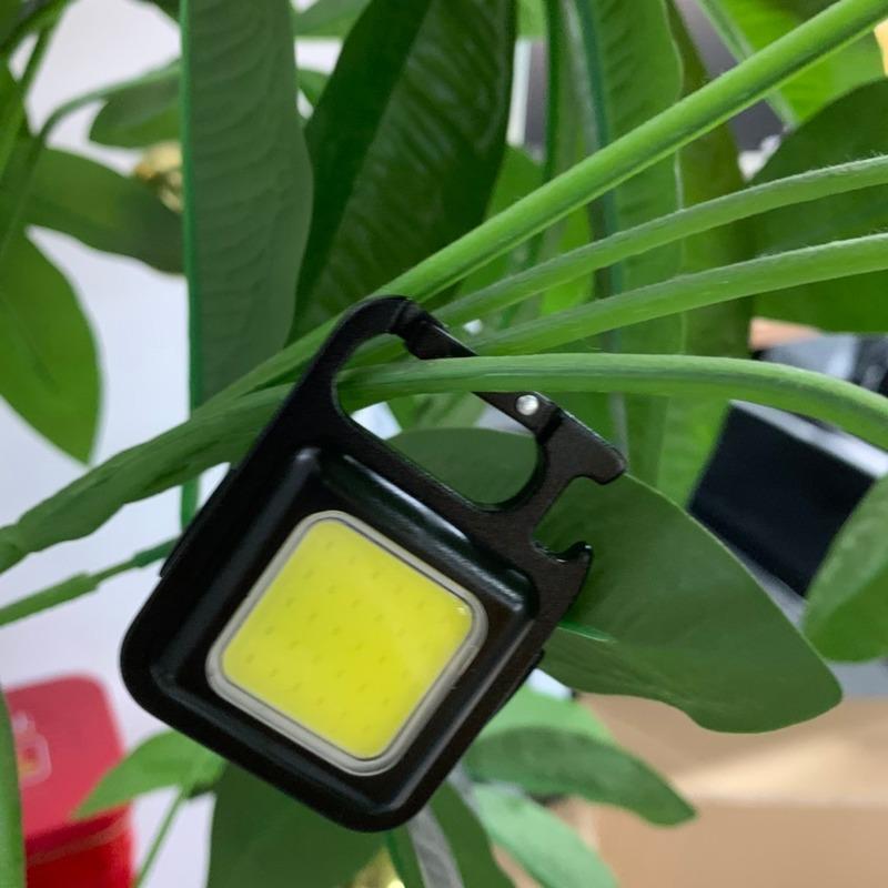 מיני LED מחזיק מפתחות אור מוטיפוציה נייד USB נטען כיס אור עבודה עם חולץ פקקים חיצוני קמפינג דיג טיפוס