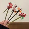 Ancient Style Hanfu Hair Chopsticks Wooden Flower Hair Fork Chinese Style Hair Stick  Ladies