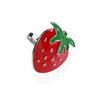 Metal Napkin Ring Zinc Alloy 5.5 X 4.5 X 4.5 Cm Strawberry
