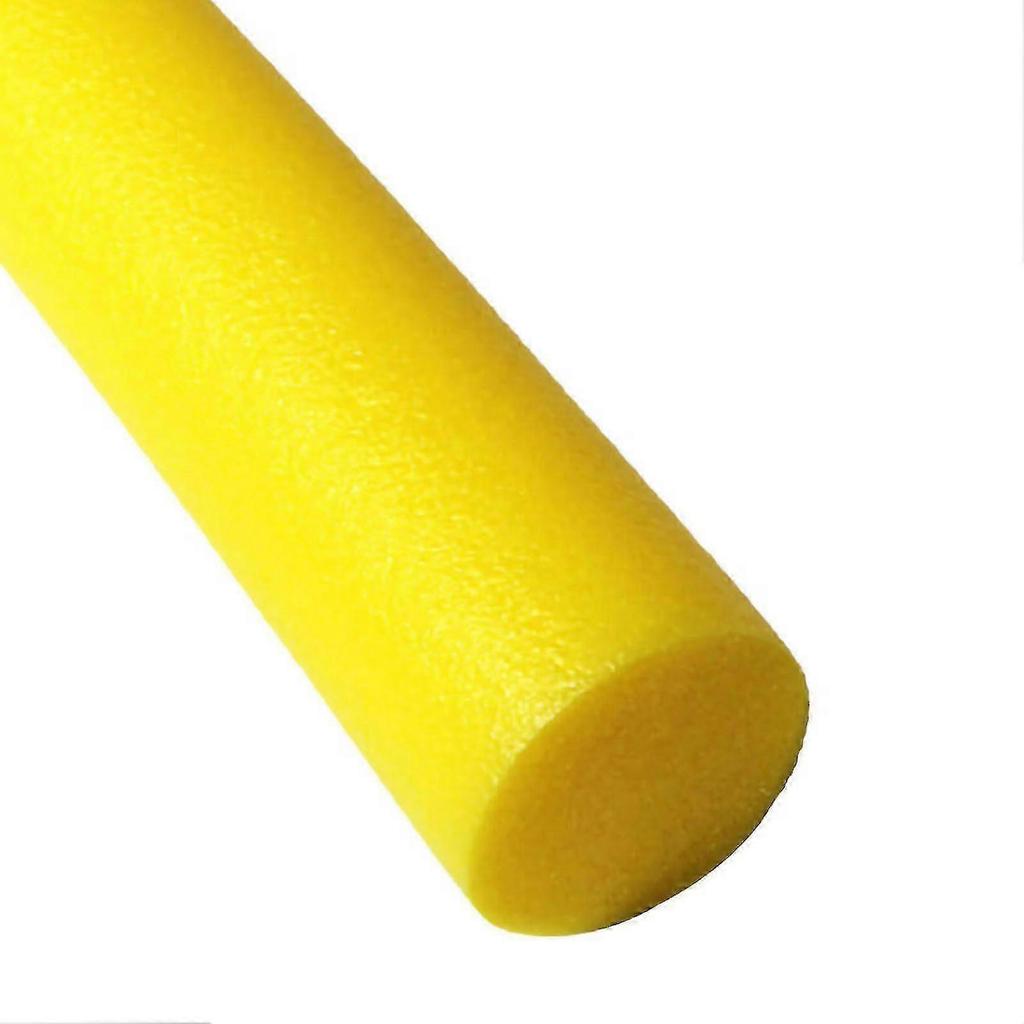 Yellow EPE 7cm Swimming Pool Foam Stick - Environmentally Friendly Floating Round Stick for Children and Adults