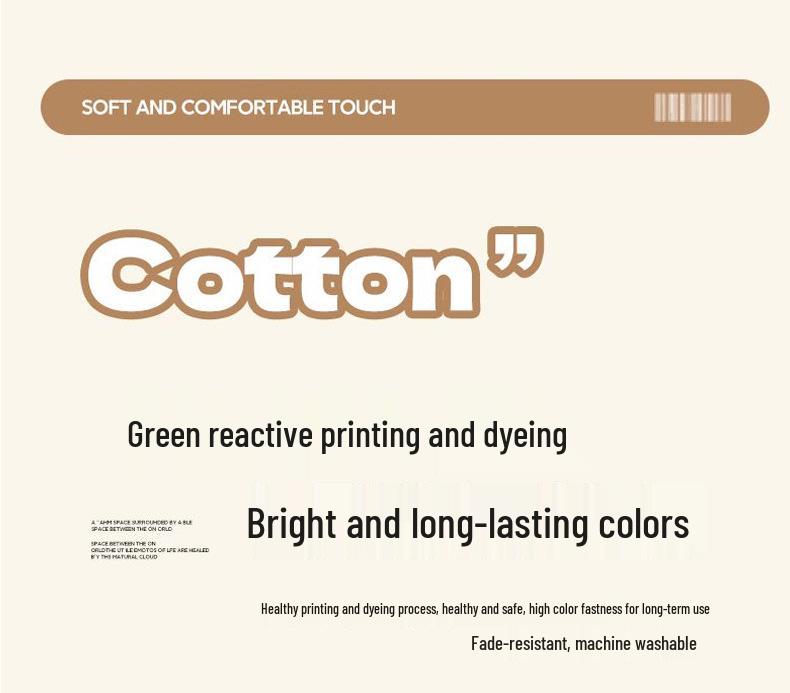 Early Spring 2026 Cute Cartoon Pure Cotton 3-Piece Bedding Set - Skin-Friendly and Age-Reducing
