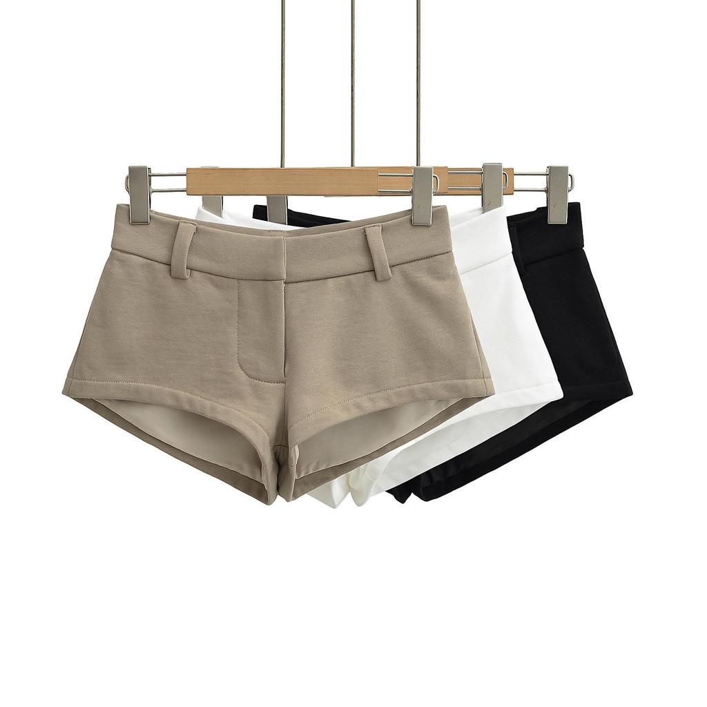American Spicy Girl Women's Irregular Low-Rise Summer Shorts - Sexy, Tight-Fitting, Casual Hip-Hugging Hot Pants
