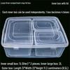LISM Divided Food Storage Container Set (2-Pack)