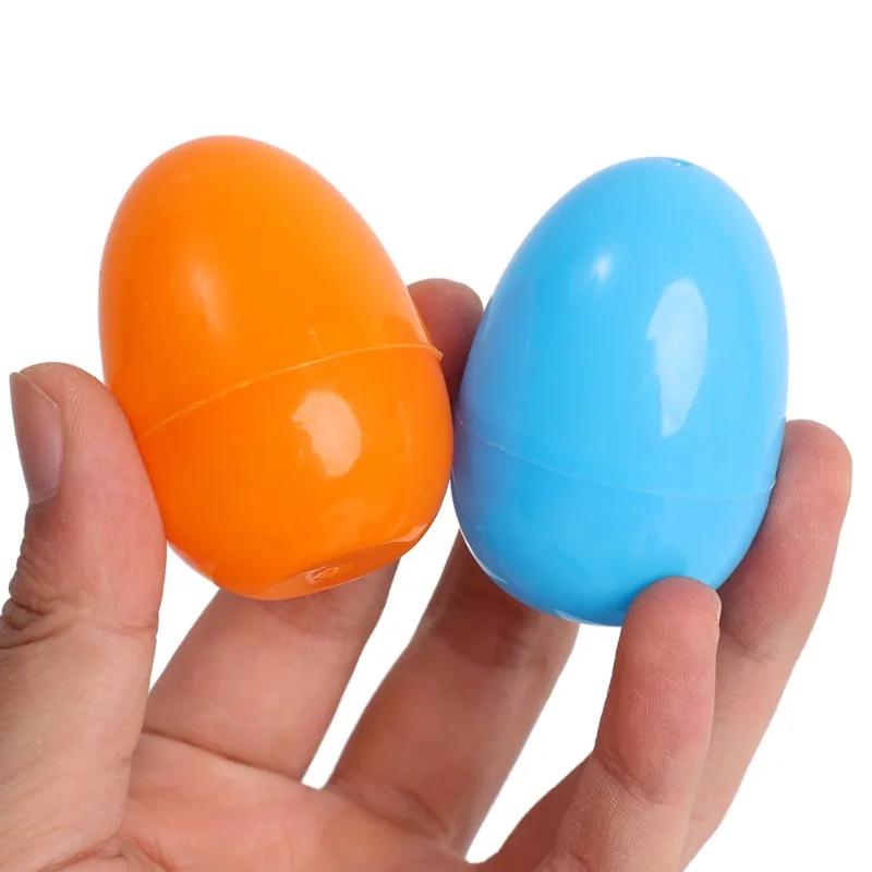 30 ו-40 יחידות ביצי פסחא ללא מילוי ביצה למילוי צעצוע לילדים קופסת אריזת מתנה צבעונית משחק חיפוש ביצי פסחא לילדים חומרים ליצירה DIY