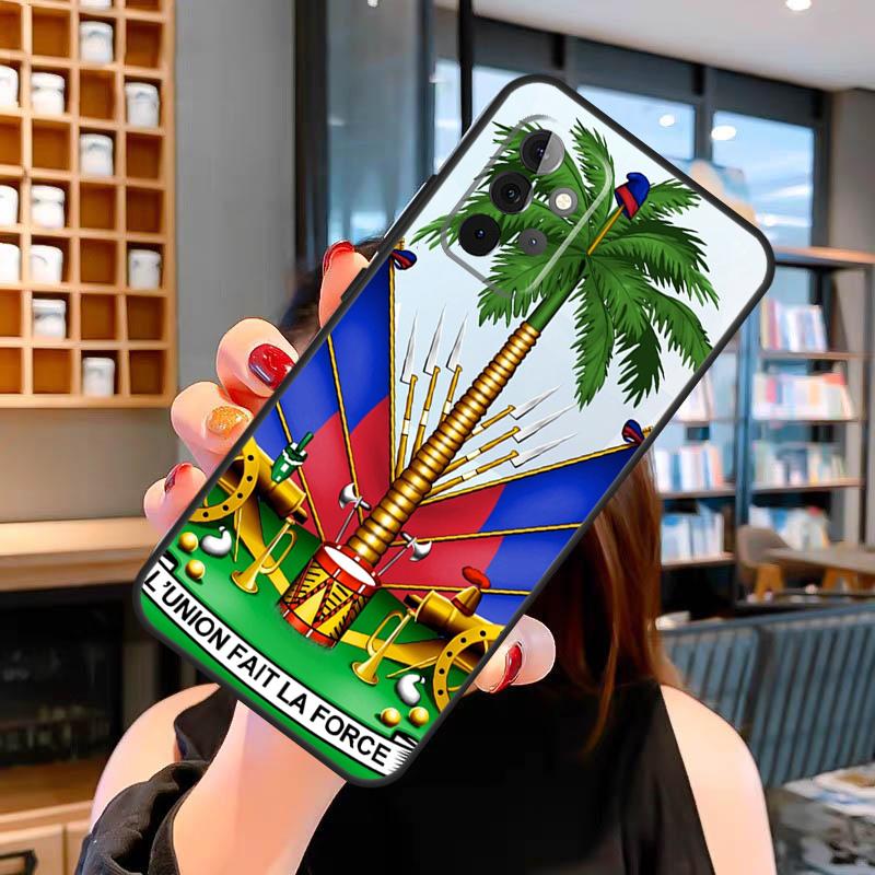 Haiti Haitian Flag Case For Samsung Galaxy A14 A34 A54 A52S A12 A22 A32 A52 A72 A13 A33 A53 A73 A31 A51 A71