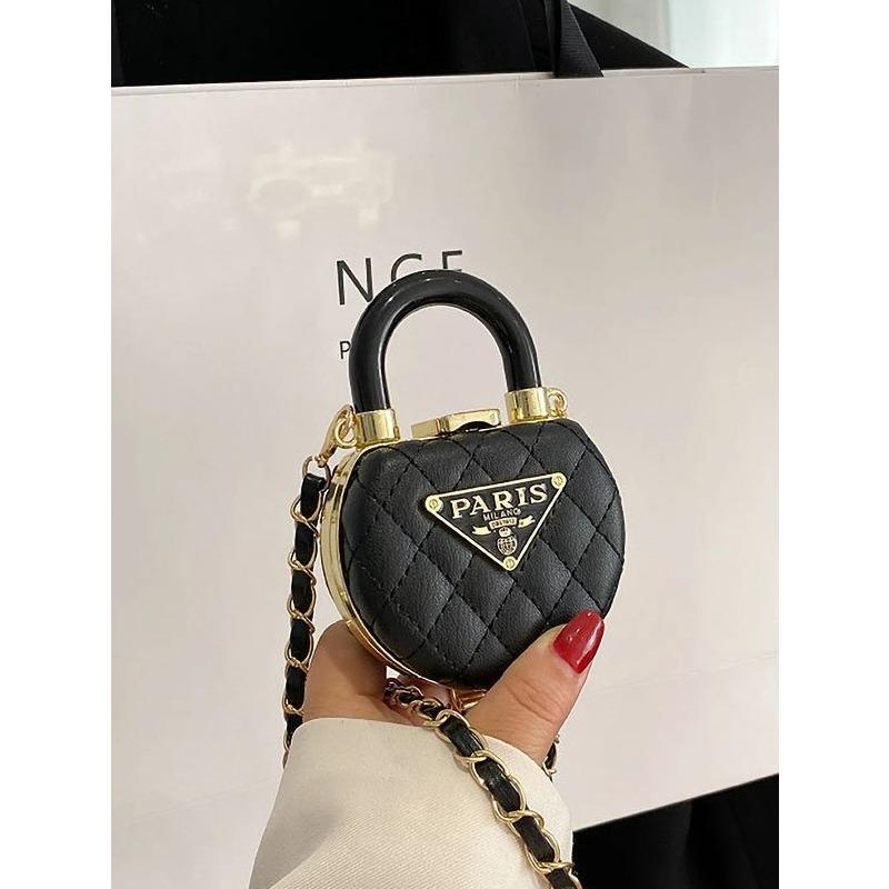 Damen Fashi Mini Lippenstift Tasche Kettenriemen Schulter Crossbody Tasche
