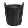 Lux Woven Rattan Laundry Basket - Elegant Clothes Storage Solution