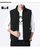 Herren Fleece-gefütterte ärmellose Weste - Herbst/Winter lässige Sport-Außenbekleidung