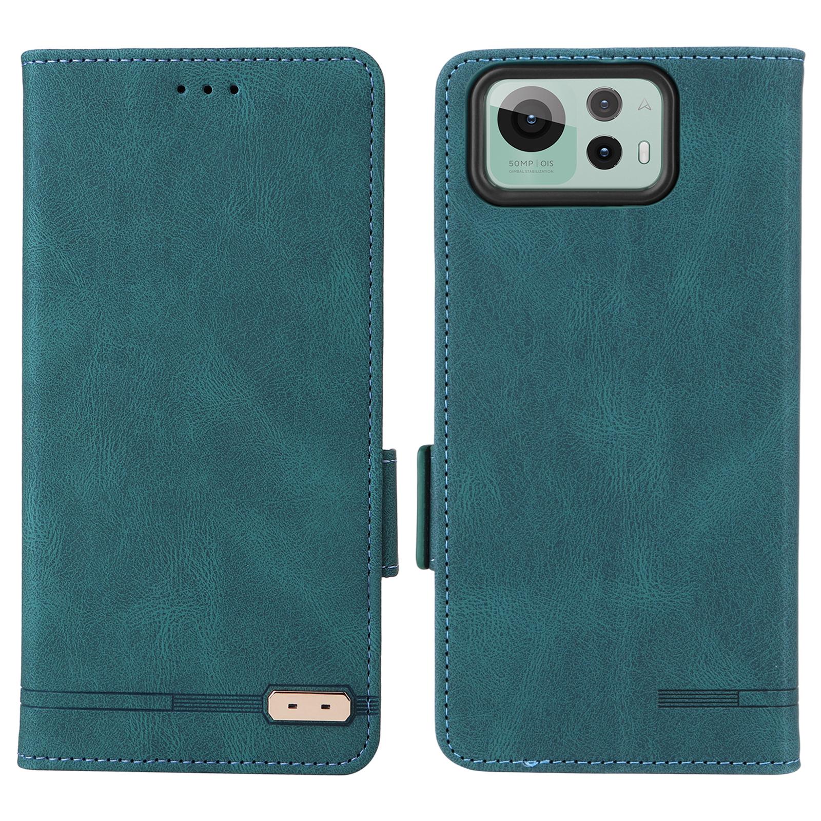 

Для Asus Zenfone 12 Ultra 5G Чехол Кожаный Кошелек Книжка Чехол для Телефона с Аппаратным Декором Blue